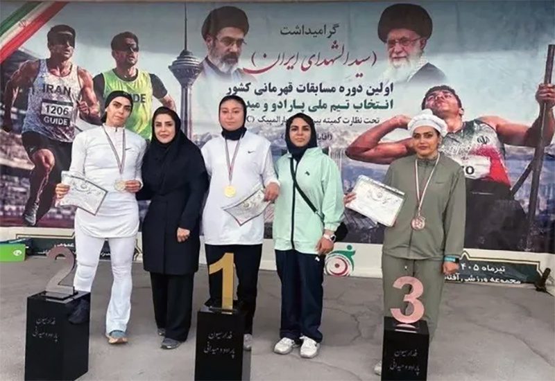 «رویا بیگ پور» در رقابت های قهرمانی کشور پارادوومیدانی به مدال نقره رسید