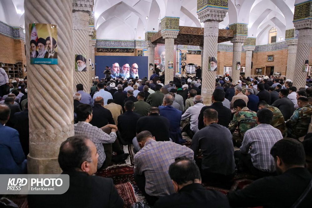 مراسم گرامیداشت رهبر شهید انقلاب در سنندج/ عکاس: عرفان کرمی