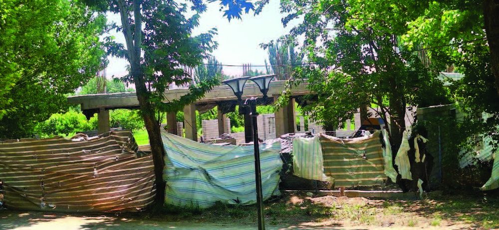 ساخت و ساز در اراضی موقوفه «شاطری» مهاباد متوقف شد