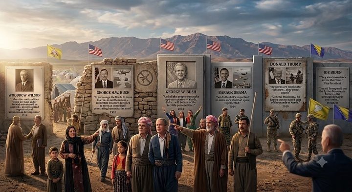 لە ویلسۆنەوە تا ترەمپ؛ تێڕوانینی ١٣ سەرۆک کۆماری ئەمریکا بۆ پرسی کورد